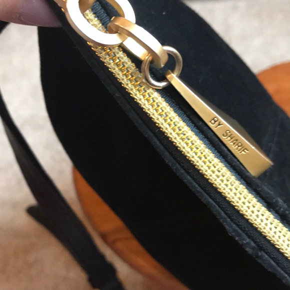 Vintage black suede bag - Picture 6 of 14